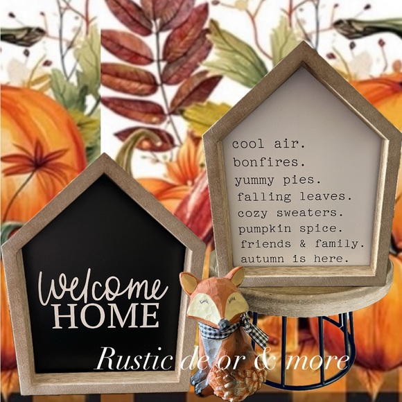 Interchangeable Wood Frame House Sign - Picture 2 of 2